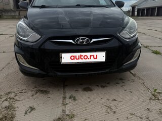 2012 Hyundai Solaris I, чёрный, 550000 рублей, вид 2