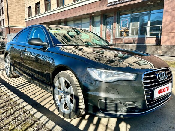 2016 Audi A6 IV (C7) Рестайлинг, чёрный, 1390000 рублей - вид 2