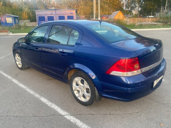 2008 Opel Astra H Рестайлинг, синий, 370000 рублей - вид 8