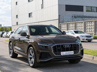 2019 Audi Q8 55 TFSI I (4M), коричневый, 5398720 рублей, вид 4