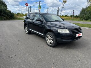 2003 Volkswagen Touareg I, чёрный, 625000 рублей, вид 2
