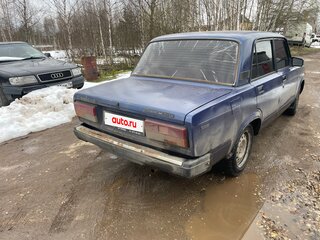 1998 Lada (ВАЗ) 2107, синий, 120000 рублей, вид 4
