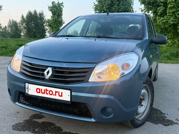 2011 Renault Sandero I, синий, 620000 рублей