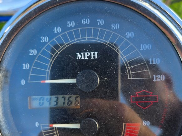 2002 Harley-Davidson Road King, синий, 750000 рублей - вид 7