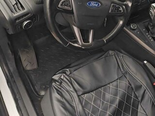 2015 Ford Focus III Рестайлинг, белый, 700000 рублей, вид 5