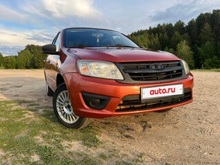 2014 Lada (ВАЗ) Granta I, оранжевый, 280000 рублей, вид 3