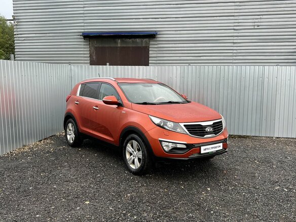 2013 Kia Sportage III, оранжевый - вид 4