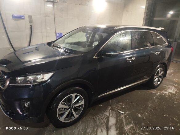 2018 Kia Sorento 8-speed III Prime Рестайлинг, синий, 2610000 рублей - вид 3