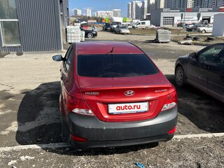 2011 Hyundai Solaris I, красный, 390000 рублей, вид 4