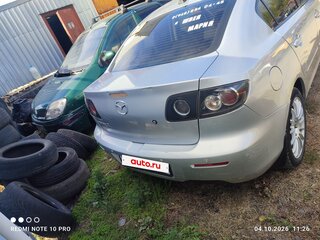 2007 Mazda 3 I (BK) Рестайлинг, серебристый, 450000 рублей, вид 3