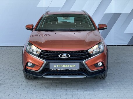 2019 Lada (ВАЗ) Vesta SW Cross I, оранжевый, 925000 рублей, вид 2