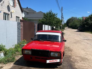 1990 Lada (ВАЗ) 2107, красный, 55000 рублей, вид 5