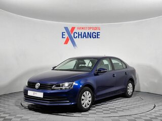 2015 Volkswagen Jetta VI Рестайлинг, синий, 855000 рублей, вид 1