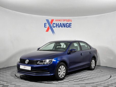 2015 Volkswagen Jetta VI Рестайлинг, синий, 855000 рублей, вид 1