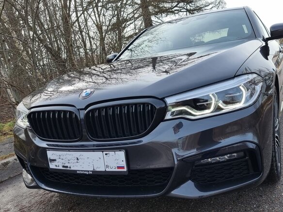 2020 BMW 5 серии 520d VII (G30/G31/G38) Рестайлинг, серый, 4700000 рублей - вид 4