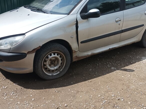 2003 Peugeot 206, серый - вид 2