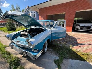 1960 ГАЗ 21 «Волга» 21И, голубой, 850000 рублей, вид 4