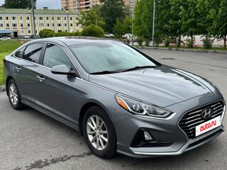 2018 Hyundai Sonata VII (LF) Рестайлинг, серый, 1200000 рублей, вид 2