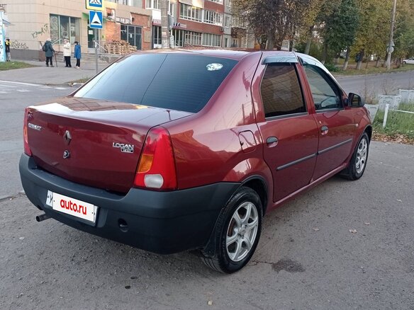 2009 Renault Logan I, пурпурный, 330000 рублей - вид 4