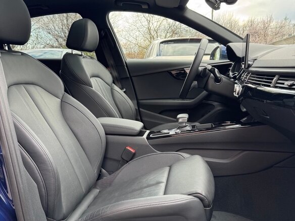 2021 Audi A4 40 TFSI V (B9) Рестайлинг, синий, 4200000 рублей - вид 12