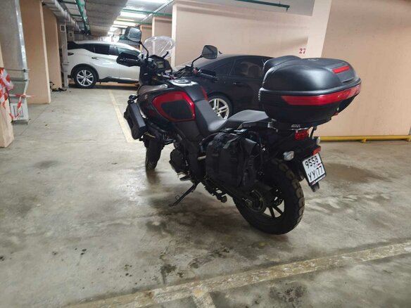 2015 Suzuki V-Strom 1000, пурпурный, 790000 рублей - вид 7