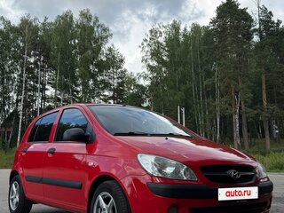 2008 Hyundai Getz I Рестайлинг, красный, 490000 рублей, вид 3