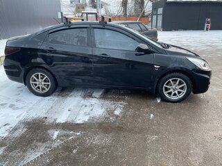2011 Hyundai Solaris I, чёрный, 460000 рублей, вид 2