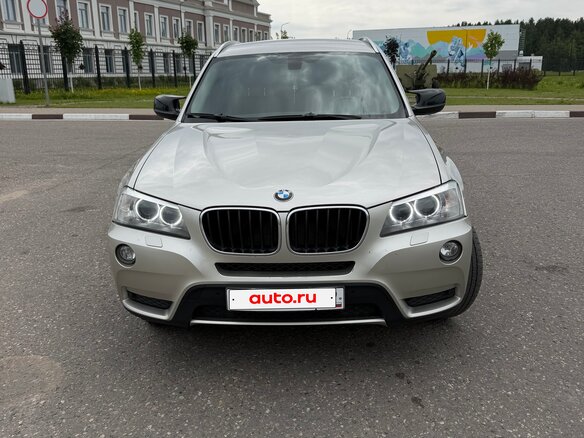 2013 BMW X3 20d xDrive II (F25), серебристый, 1700000 рублей - вид 1