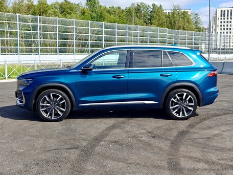 2021 Geely Monjaro (Xingyue L) I, синий, 2380000 рублей, вид 2