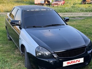 2008 Lada (ВАЗ) Priora I, чёрный, 220000 рублей, вид 2