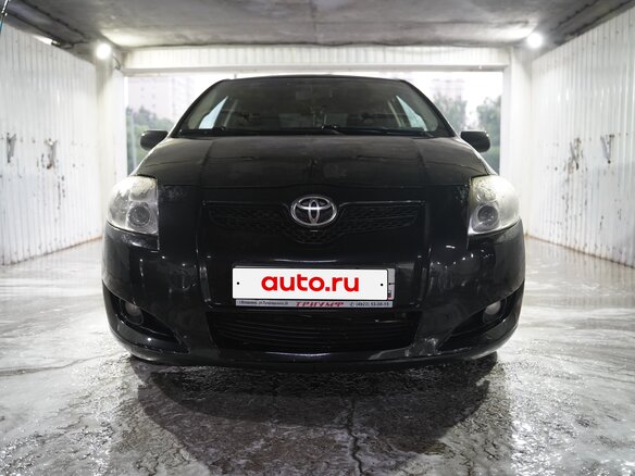2008 Toyota Auris I, чёрный