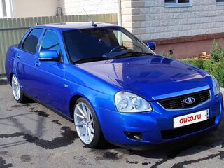 2017 Lada (ВАЗ) Priora I Рестайлинг, синий, 950000 рублей, вид 4