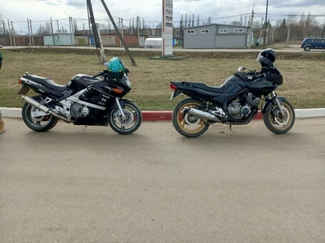 1998 Yamaha XJ600, чёрный, 280000 рублей, вид 4