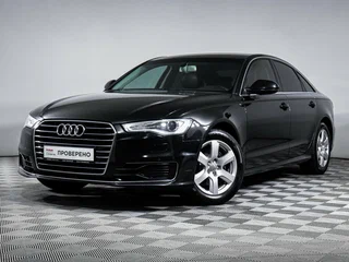 2015 Audi A6 IV (C7) Рестайлинг, чёрный, 1744578 рублей, вид 1