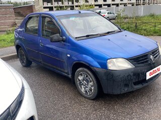 2006 Renault Logan I, синий, 199999 рублей, вид 4