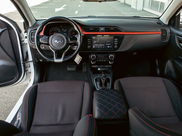 2022 Kia Rio IV Рестайлинг, белый, 1625000 рублей - вид 32