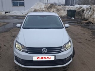 2019 Volkswagen Polo V Рестайлинг, белый, 1300000 рублей, вид 1