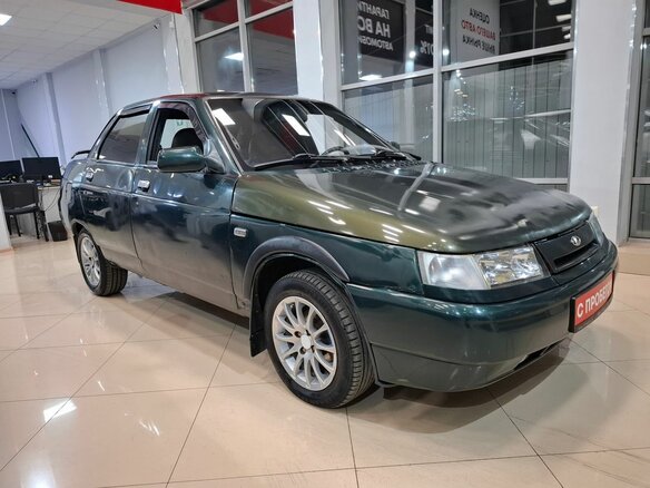 2002 Lada (ВАЗ) 2110, зелёный, 89000 рублей - вид 2