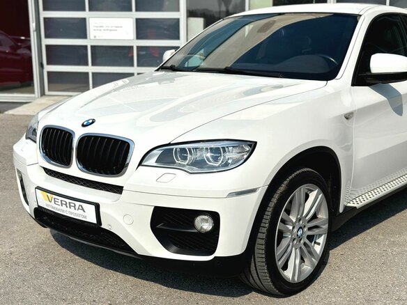 2013 BMW X6 35i I (E71) Рестайлинг, белый - вид 10