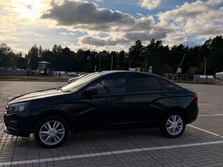 2016 Lada (ВАЗ) Vesta I, чёрный, 740000 рублей, вид 4