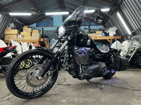 2010 Harley-Davidson Dyna Wide Glide, чёрный, 890000 рублей, вид 2