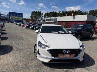2021 Hyundai Sonata VIII (DN8), белый, 1700000 рублей, вид 4