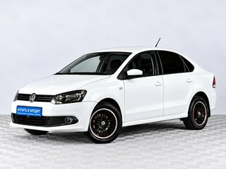 2014 Volkswagen Polo V, белый, 889000 рублей, вид 3