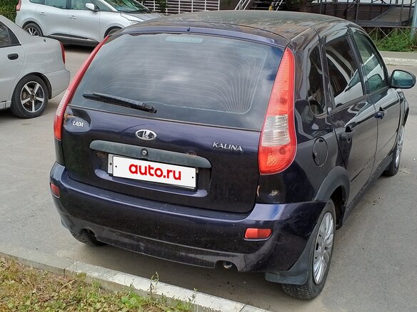 2007 Lada (ВАЗ) Kalina I, фиолетовый, 100000 рублей - вид 3