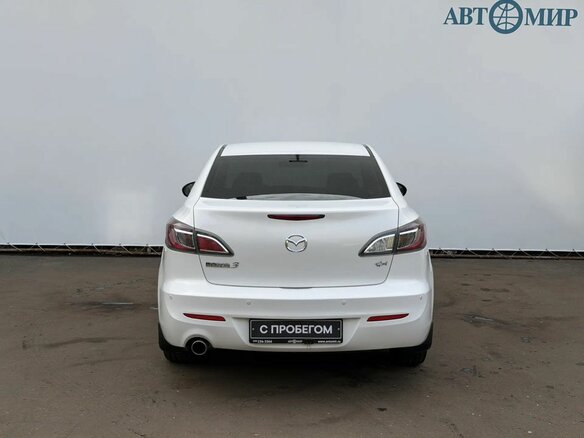 2013 Mazda 3 II (BL) Рестайлинг, белый, 829000 рублей - вид 5