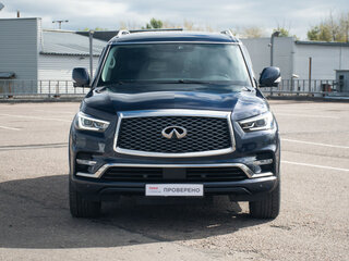 2018 Infiniti QX80 I Рестайлинг 2, синий, 3639000 рублей, вид 3
