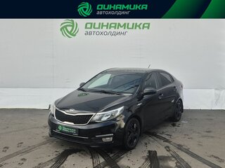 2016 Kia Rio III Рестайлинг, чёрный, 829000 рублей, вид 1