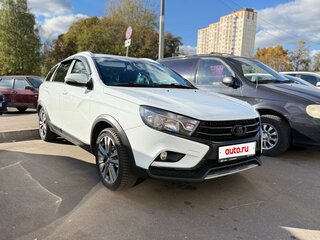 2019 Lada (ВАЗ) Vesta SW Cross I, белый, 990000 рублей, вид 3