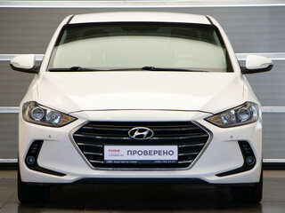 2018 Hyundai Elantra VI (AD), белый, 1614000 рублей, вид 2