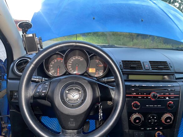2005 Mazda 3 I (BK), синий, 250000 рублей - вид 9